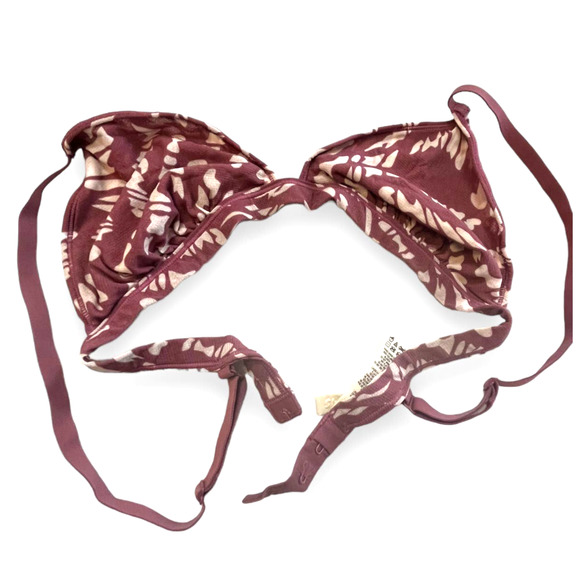 SKIMS By Kim Kardashian- FITS EVERYBODY Triangle BRALETTE | S, Raspberry Purple - Picture 8 of 9